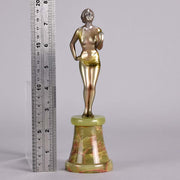 Art Deco Bronze Lorenzl Figure Hannah 