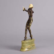 Lorenzl Dancer - Josef Lorenzl Art Deco Bronze - Hickmet Fine Arts
