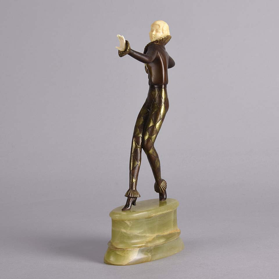 Lorenzl Dancer - Josef Lorenzl Art Deco Bronze - Hickmet Fine Arts
