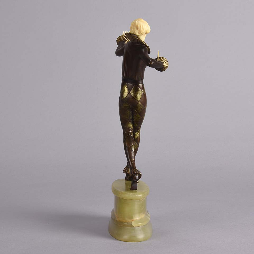 Lorenzl Dancer - Josef Lorenzl Art Deco Bronze - Hickmet Fine Arts