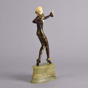 Lorenzl Dancer - Josef Lorenzl Art Deco Bronze - Hickmet Fine Arts