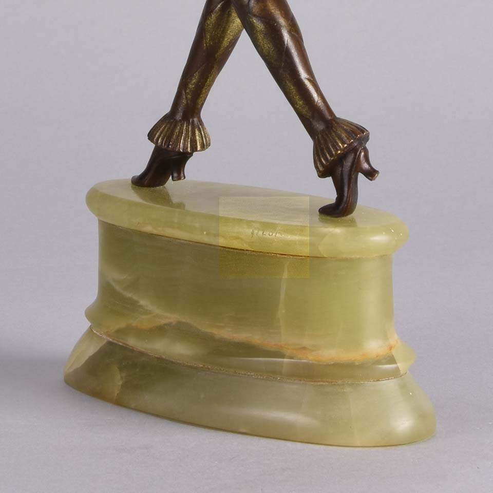 Lorenzl Dancer - Josef Lorenzl Art Deco Bronze - Hickmet Fine Arts