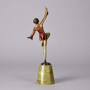 Lorenzl Madeleine - Josef Lorenzl Art Deco Bronze - Hickmet Fine Arts