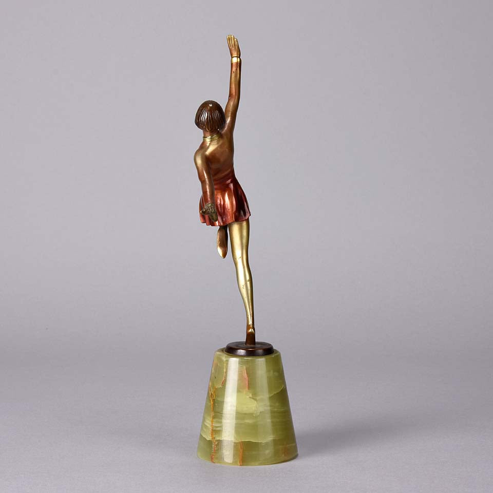 Lorenzl Madeleine - Josef Lorenzl Art Deco Bronze - Hickmet Fine Arts