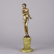 Josef Lorenzl Modesty - Art Deco Bronze - Hickmet Fine Arts