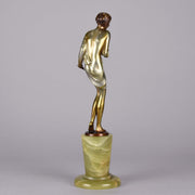Josef Lorenzl Modesty - Art Deco Bronze - Hickmet Fine Arts