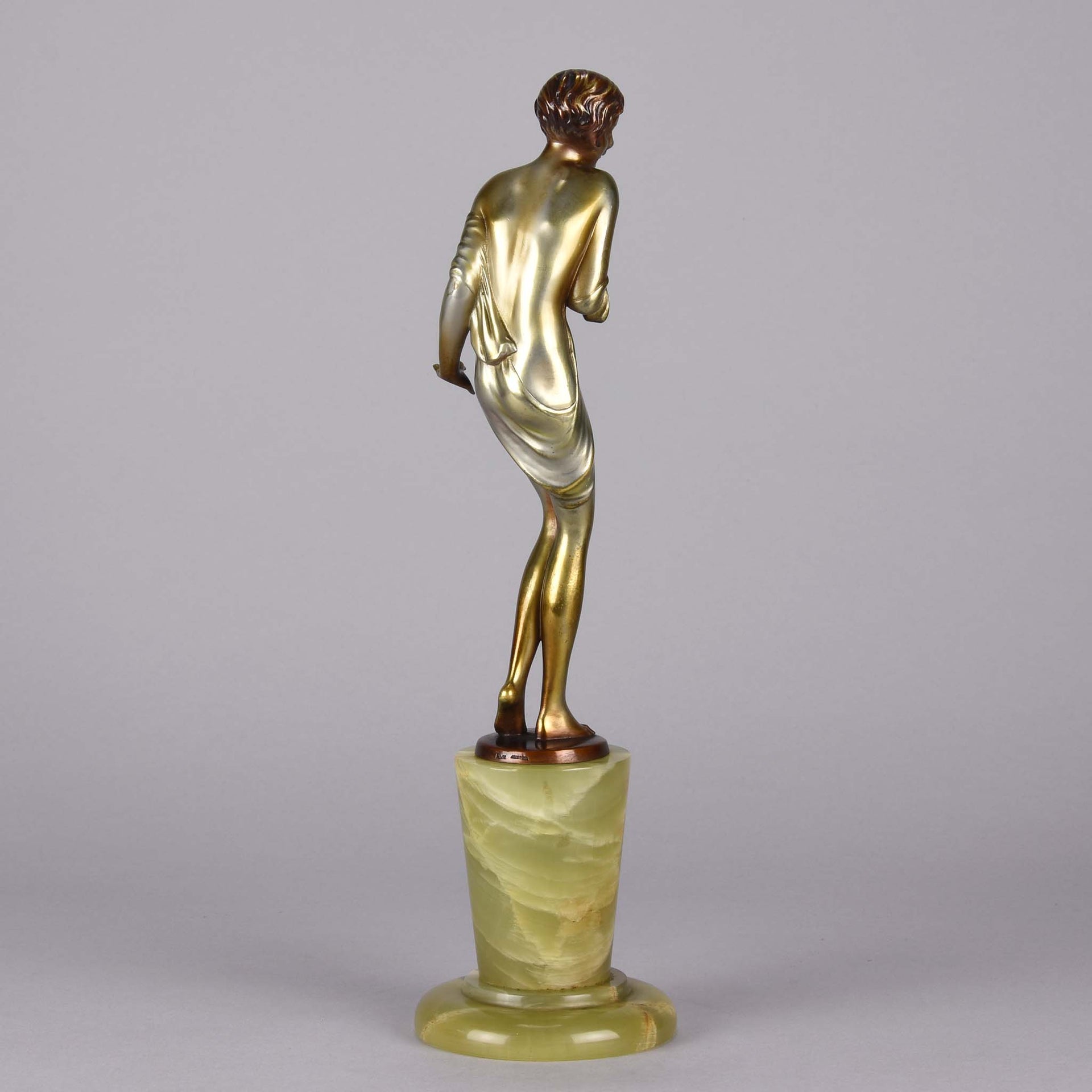 Josef Lorenzl Modesty - Art Deco Bronze - Hickmet Fine Arts