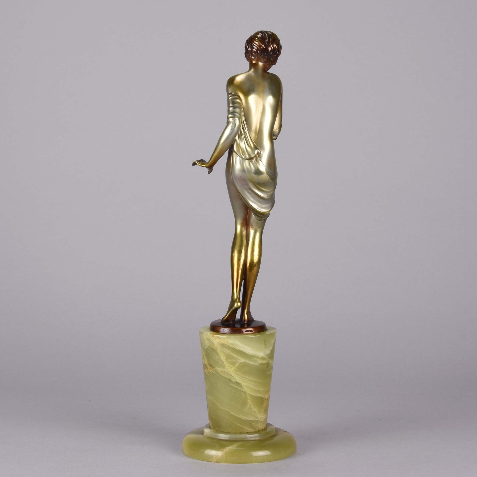 Josef Lorenzl Modesty - Art Deco Bronze - Hickmet Fine Arts