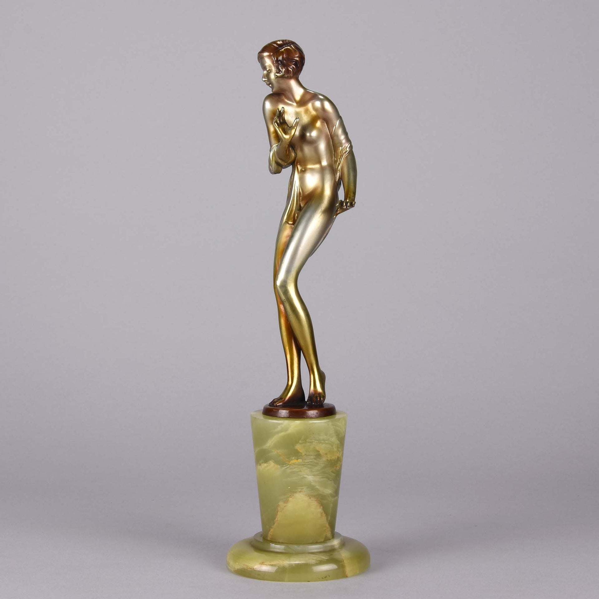 Josef Lorenzl Bronze -  Modesty - Josef Lorenzl Bronze - Hickmet Fine Arts