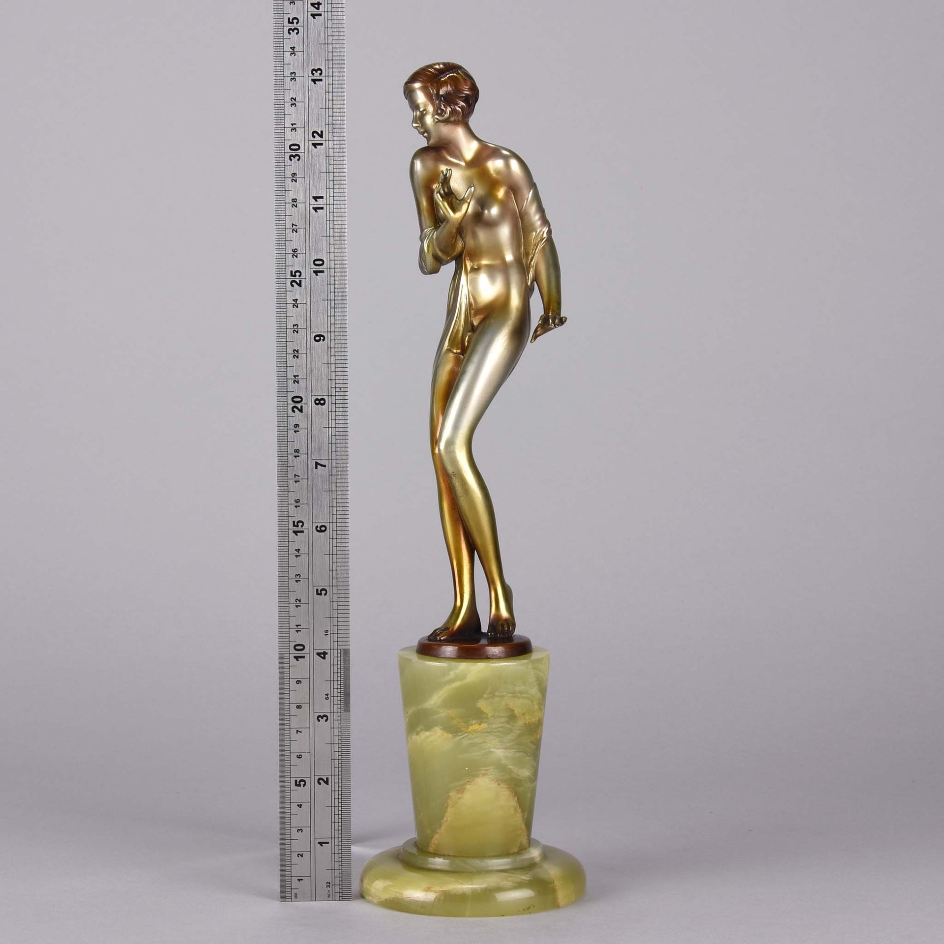 Josef Lorenzl Bronze -  Modesty - Josef Lorenzl Bronze - Hickmet Fine Arts