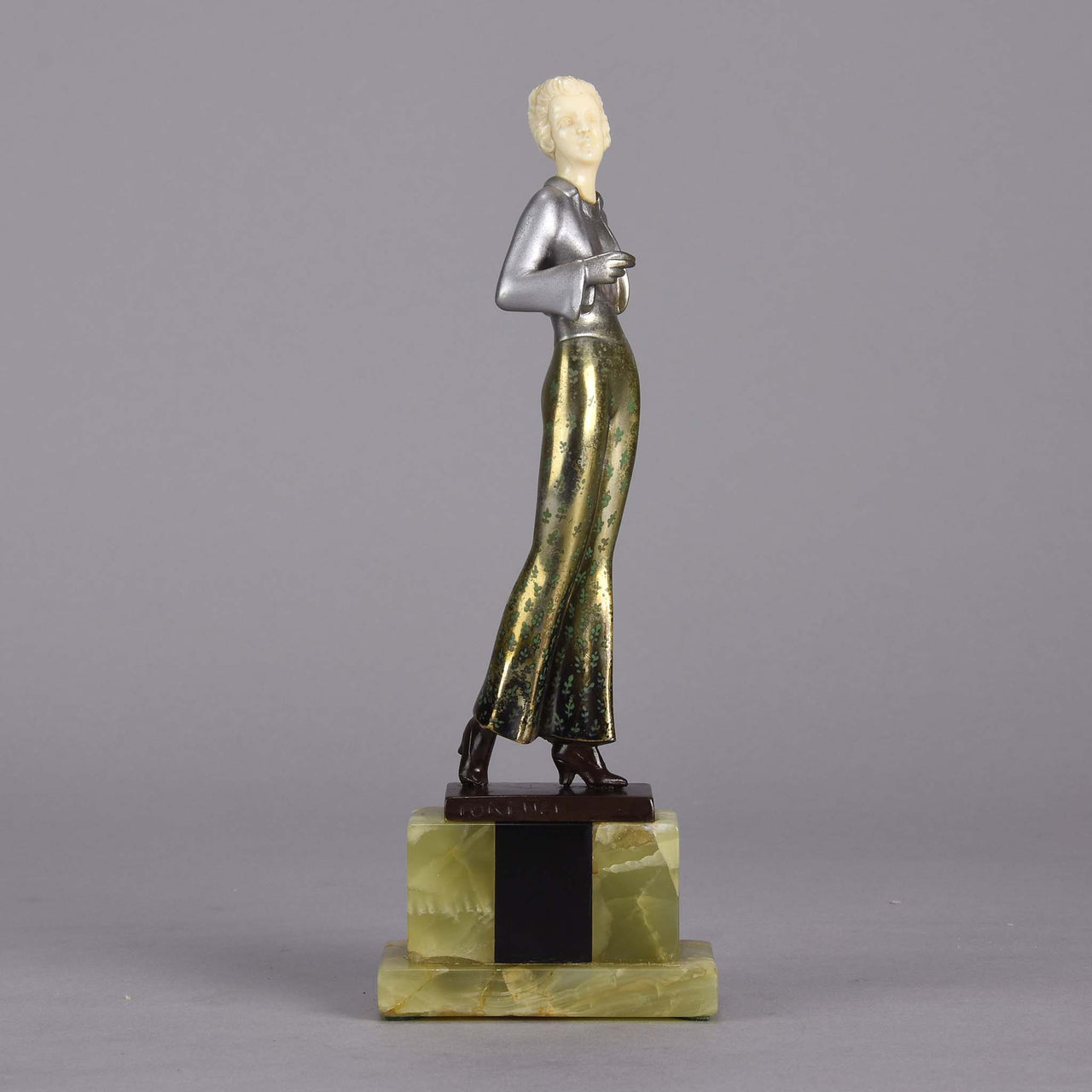 bronze and ivory pyjama girl Lorenzl