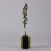 Lorenzl Scarf Dancer - Art Deco Bronze - Hickmet Fine Arts