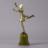 Art Deco Figure "Skater" by Josef Lorenzl