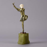 Art Deco Figure "Skater" by Josef Lorenzl