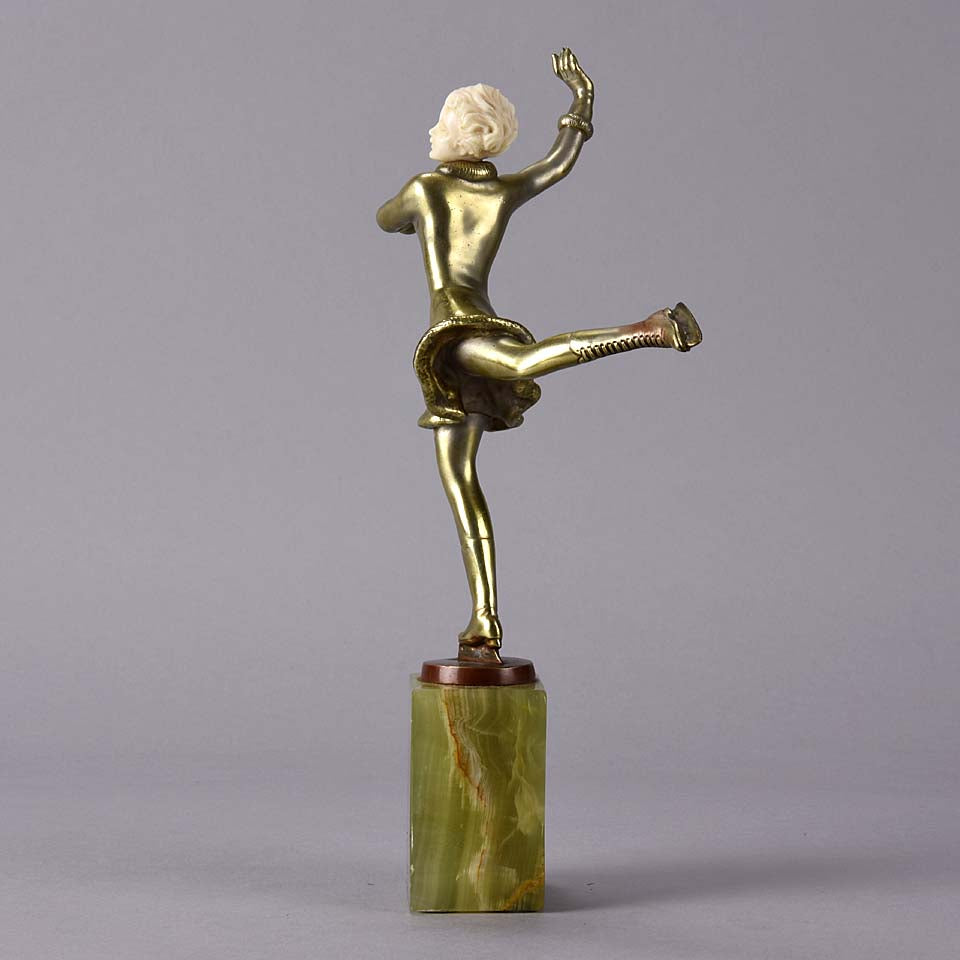 Art Deco Figure "Skater" by Josef Lorenzl