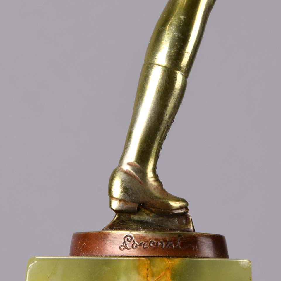 Art Deco Figure "Skater" by Josef Lorenzl