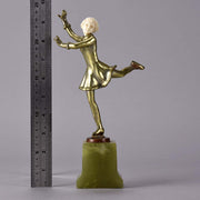 Art Deco Figure "Skater" by Josef Lorenzl
