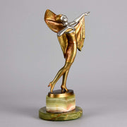 Art Deco Bronze Figure Lorenzl Spanish Dancer