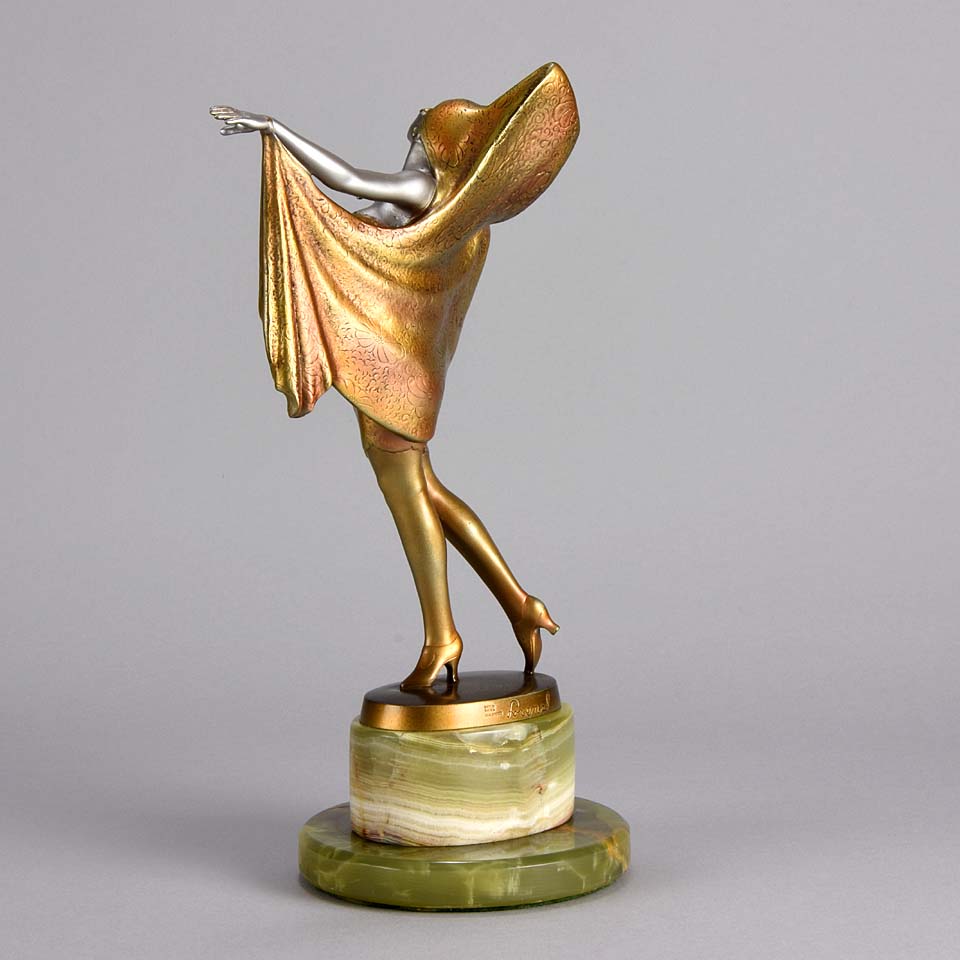 Art Deco Bronze Figure Lorenzl Spanish Dancer