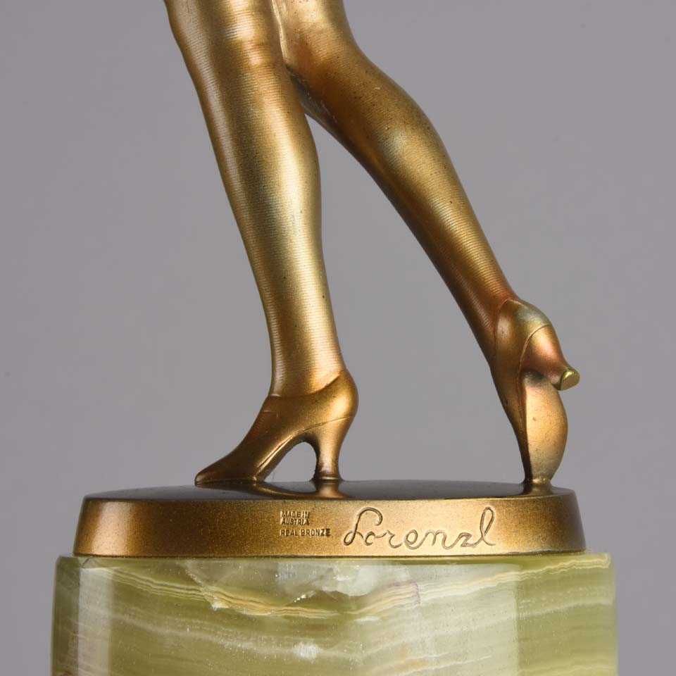 Art Deco Bronze Figure Lorenzl Spanish Dancer