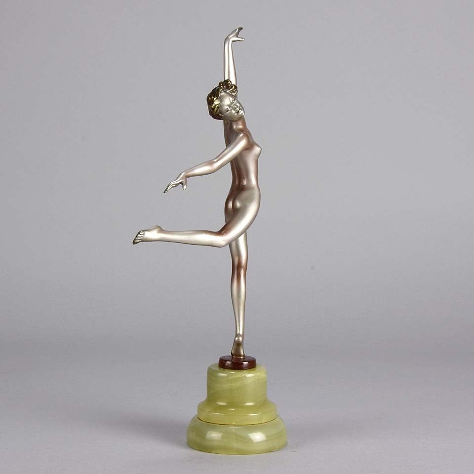 Lorenzl Stretched Dancer Art Deco Bronze 