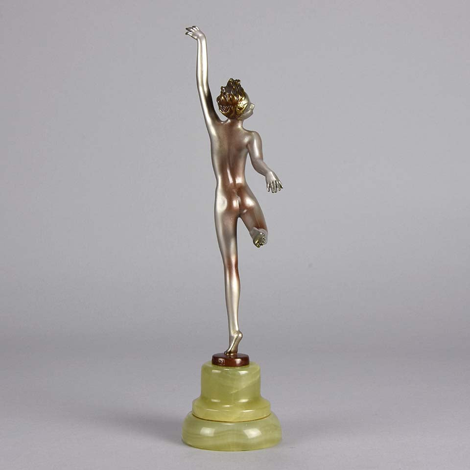 Lorenzl Stretched Dancer Art Deco Bronze 