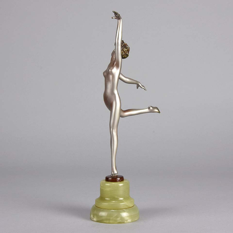 Lorenzl Stretched Dancer Art Deco Bronze 