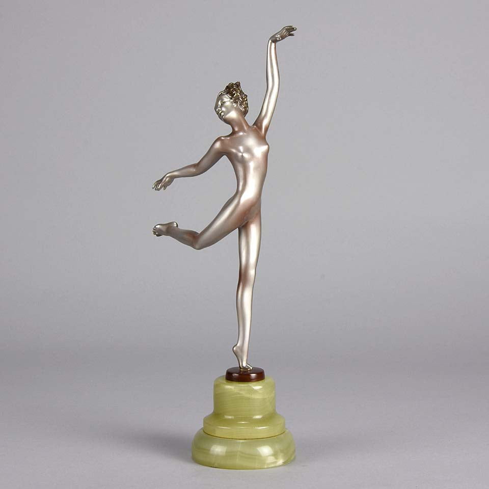 Lorenzl Stretched Dancer Art Deco Bronze 