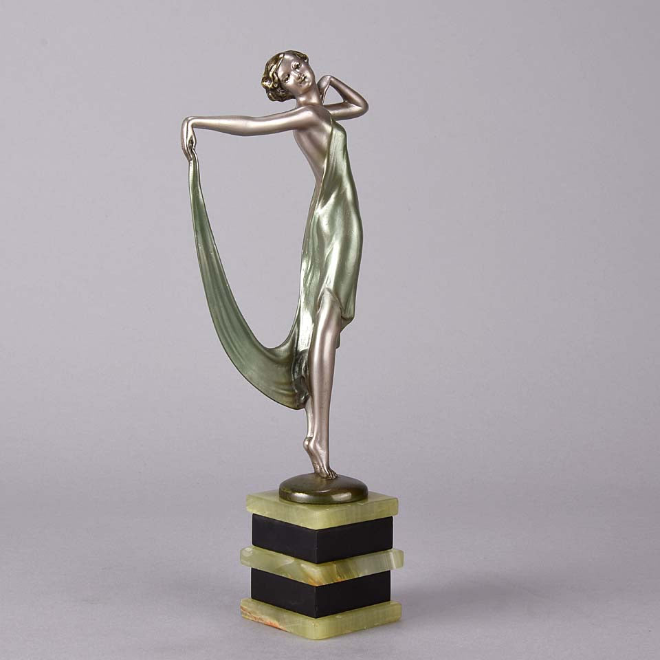 Josef Lorenzl Elegance -  Art Deco Sculpture - Hickmet Fine Arts