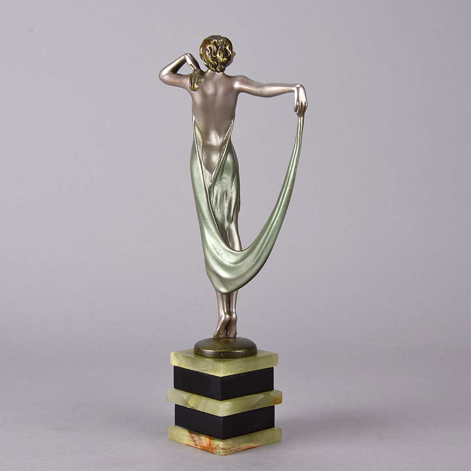 Josef Lorenzl Elegance -  Art Deco Sculpture - Hickmet Fine Arts