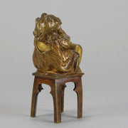 Juan Clara Bronze - Girl Putting On Shoe - Hickmet Fine Arts 