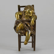 Juan Clara Bronze - Girl on Chair - Hickmet Fine Arts 