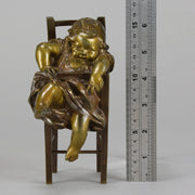 Juan Clara Bronze - Girl on Chair - Hickmet Fine Arts 
