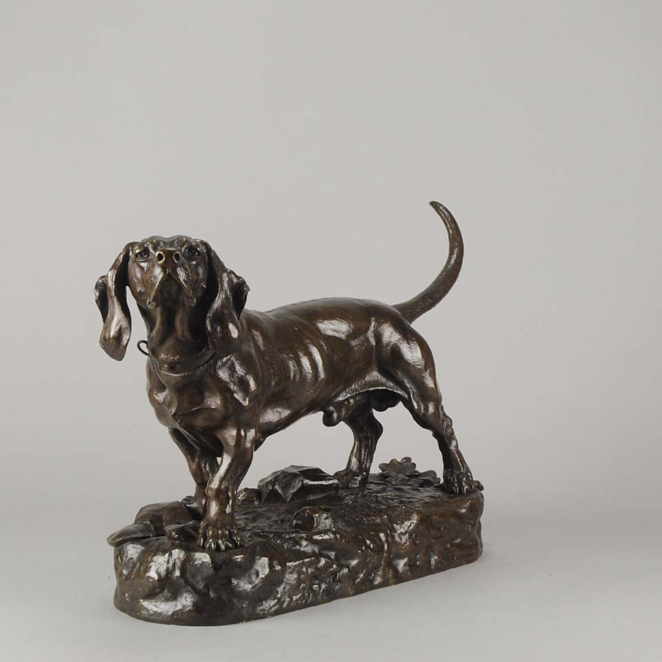 Bronze Basset by Moigniez