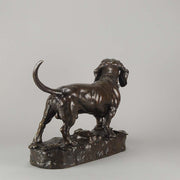 Bronze Basset by Moigniez
