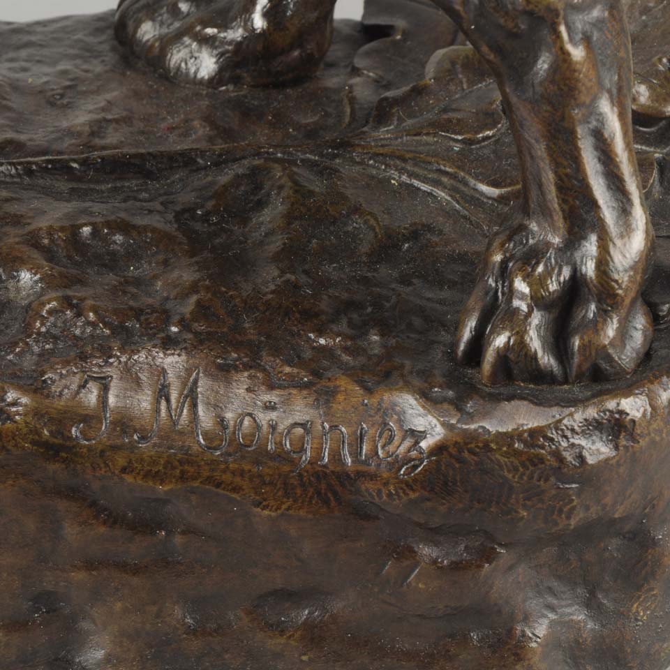 Bronze Basset by Moigniez