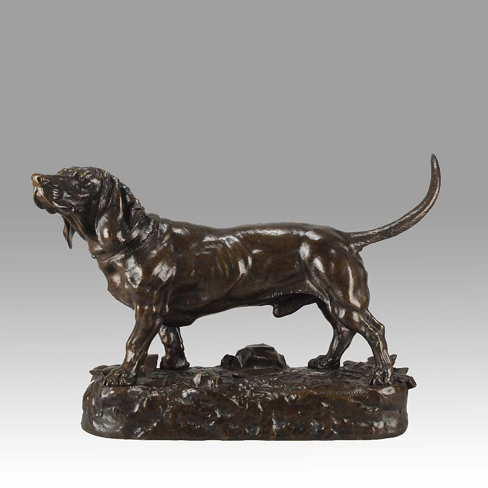 Bronze Basset by Moigniez