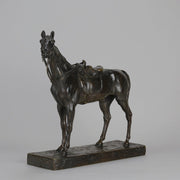 Jules Moigniez Bronze - Saddled Horse - Hickmet Fine Arts
