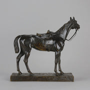 Jules Moigniez Bronze - Saddled Horse - Hickmet Fine Arts