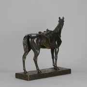 Jules Moigniez Bronze - Saddled Horse - Hickmet Fine Arts