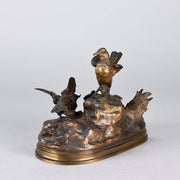 Moigniez Bronze - Bronze Bird Family - Hickmet Fine Arts 