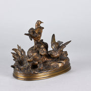 Moigniez Bronze - Bronze Bird Family - Hickmet Fine Arts 