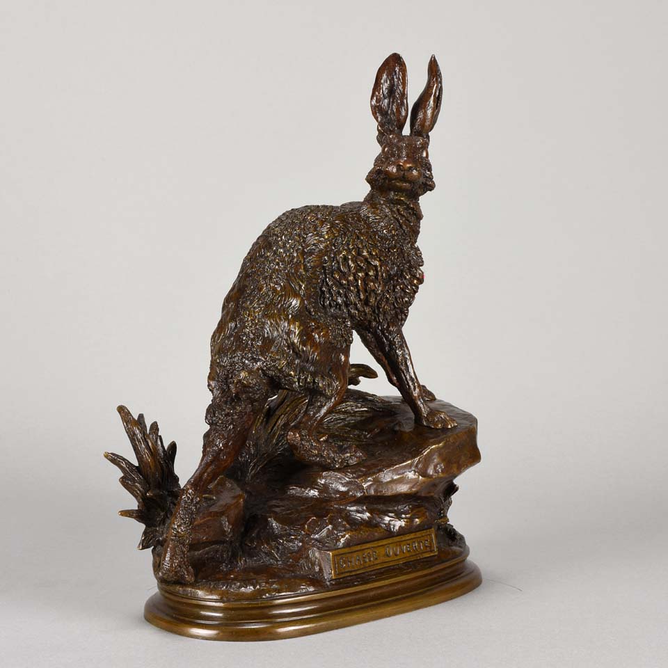 Moigniez Hares Animalier Bronze 