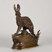 Moigniez Hares Animalier Bronze 