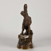 Moigniez Hares Animalier Bronze 