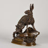 Moigniez Hares Animalier Bronze 