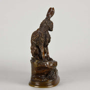 Moigniez Hares Animalier Bronze 
