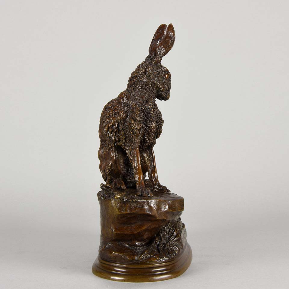 Moigniez Hares Animalier Bronze 