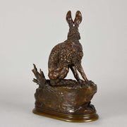 Moigniez Hares Animalier Bronze 
