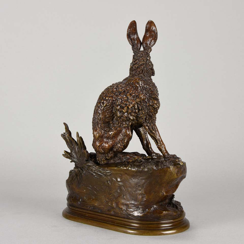 Moigniez Hares Animalier Bronze 